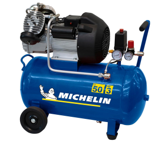 Olejový, výkonný, vzduchový kompresor, 10 barů, 50 l, 2,2 kW, 365 l/min., 230 V MICHELIN MB 3650 model 2024